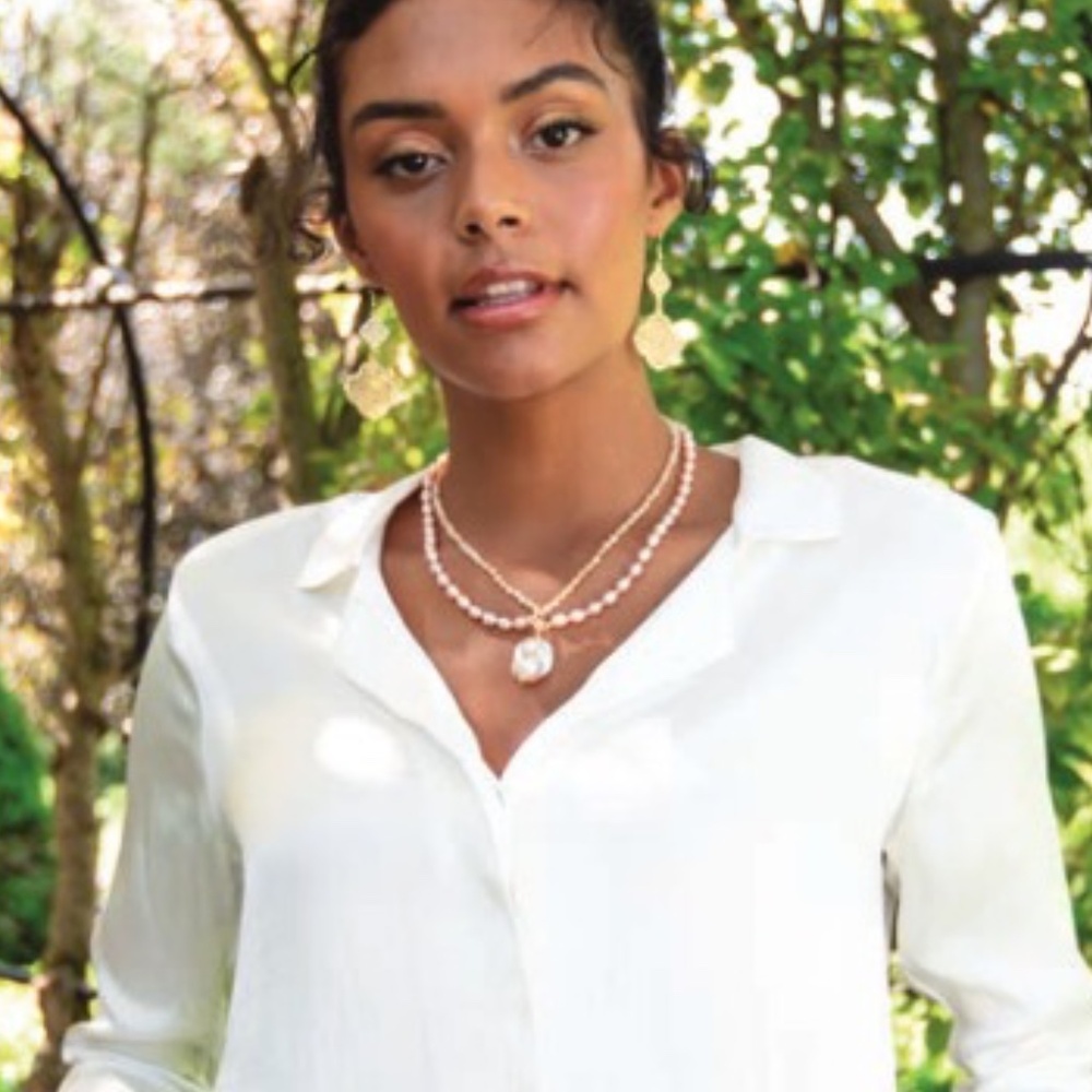 NEW Park Lane Luna Genuine Freshwater Pearls & Glass Pearls Pink Necklace - Picture 6 of 15